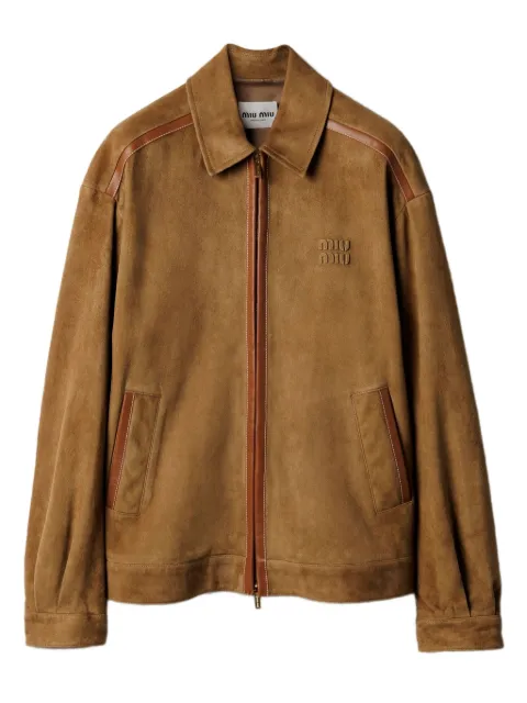 Miu Miu Jacke aus Wildleder