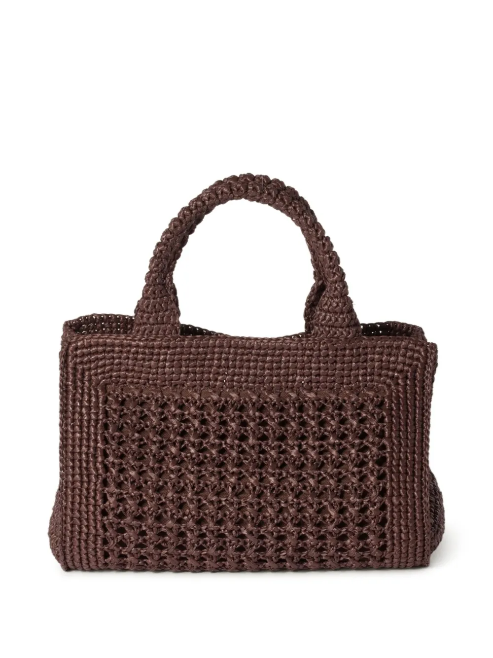 Miu Miu sac à main à effet en raphia tressé | Image 2