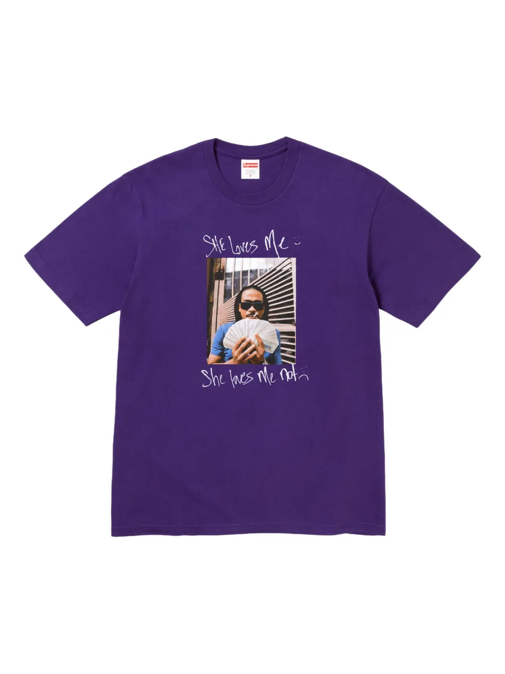 Supreme playera Max B | morado | Image 1