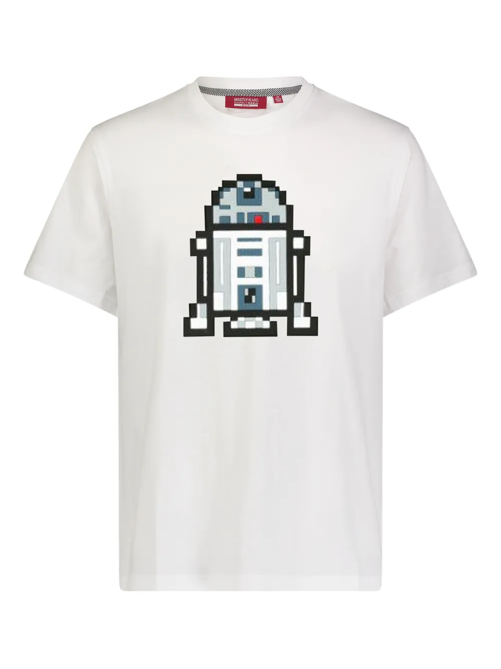 Mostly Heard Rarely Seen 8-Bit Robot T-shirt | White | Image 1