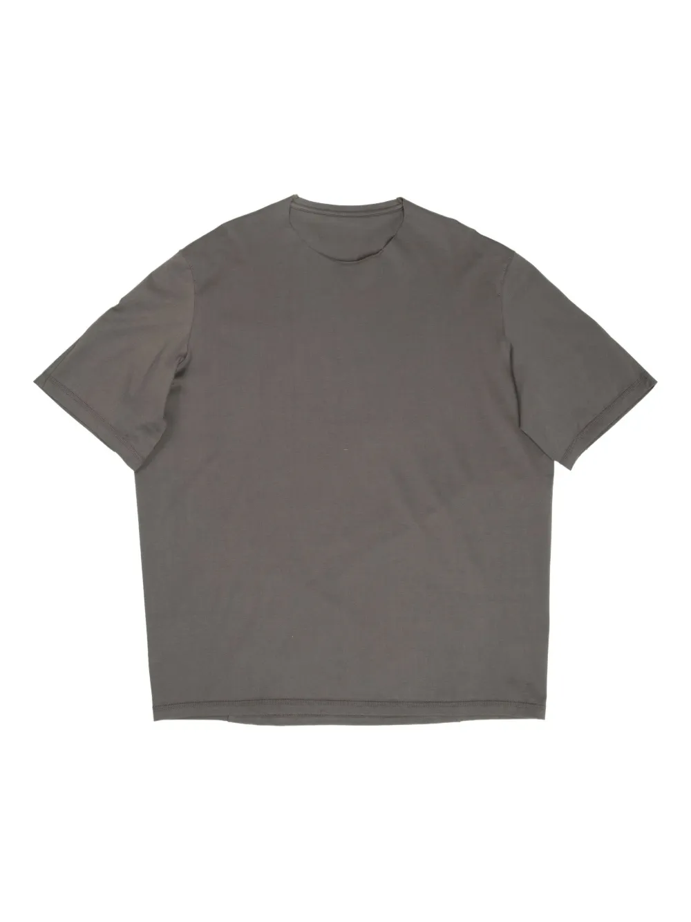 Devoa short-sleeved cotton T-shirt | Grey | Image 1