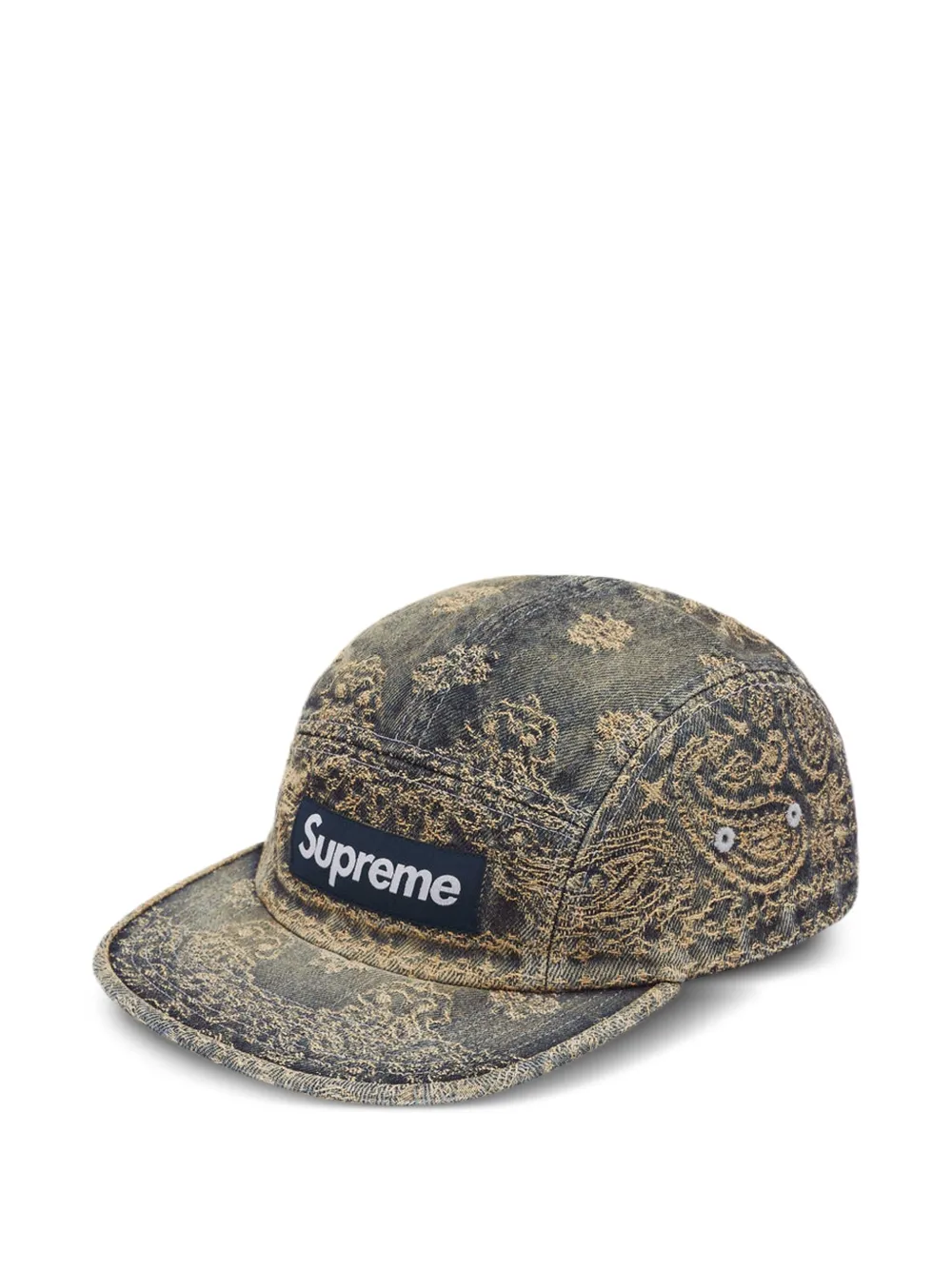 Supreme バンダナジャカード デニムキャップ | ブルー | Image 1