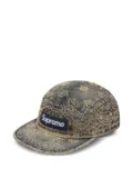 Supreme bandana-jacquard denim cap - Blue