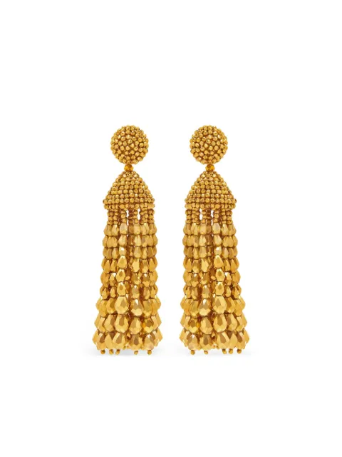 Oscar de la Renta أقراط بتصميم خرز