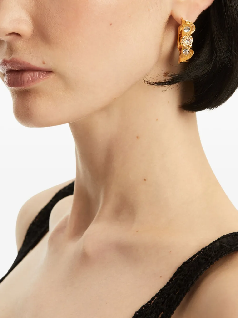 Oscar de la Renta crystal-embellished earrings | Image 2