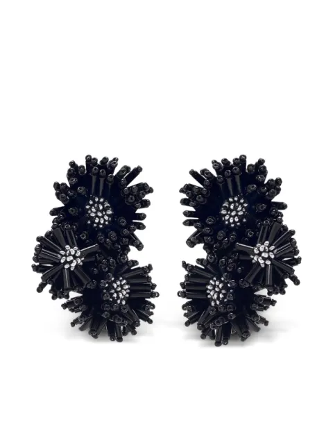 Oscar de la Renta flower-detailing earrings 