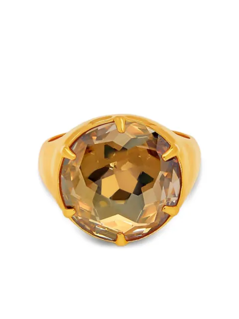 Oscar de la Renta crystal ring