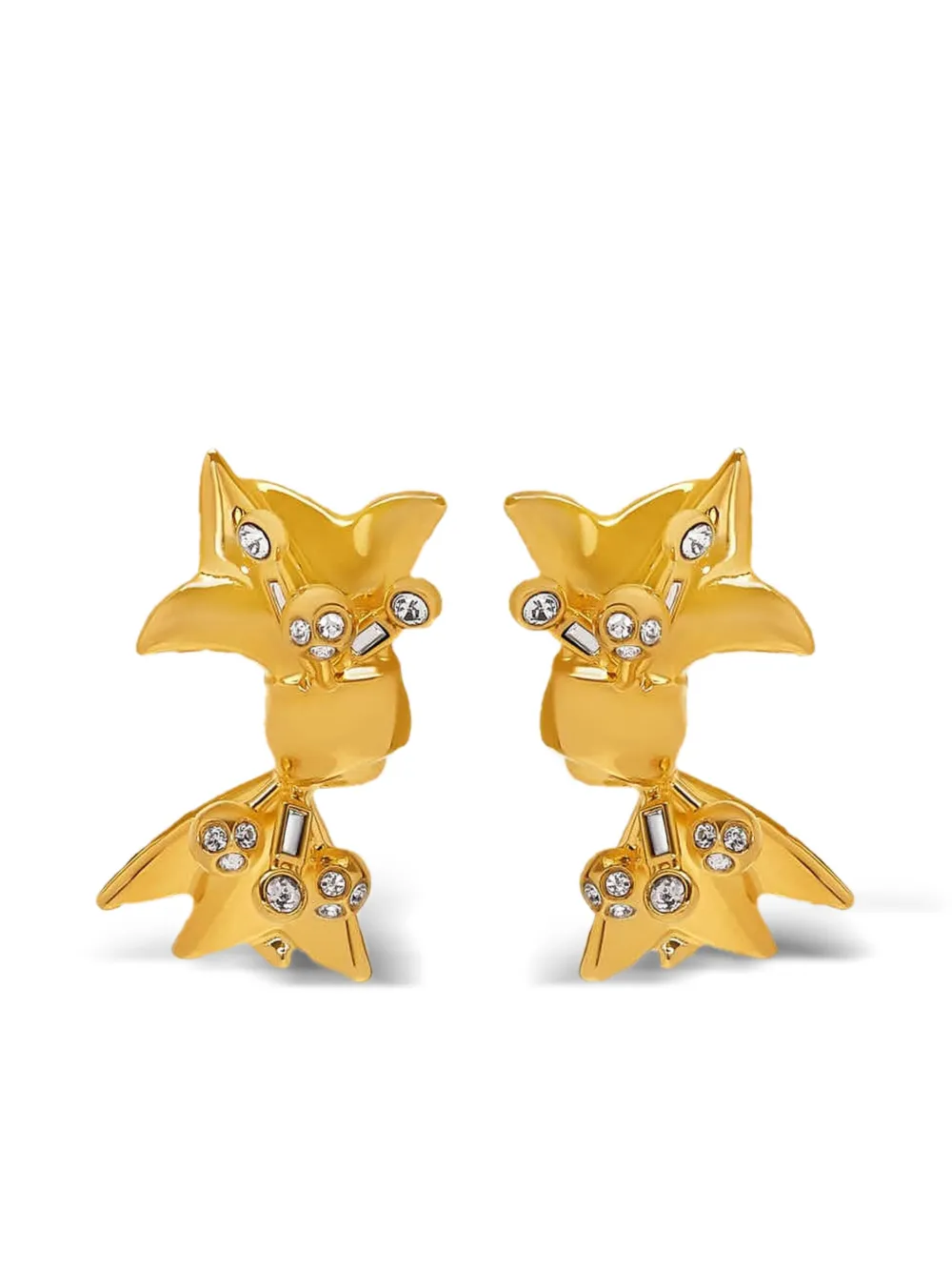 Oscar de la Renta Mill Bow ピアス - ゴールドトーン Oscar de la Renta Mill Bow ピアス - ゴールドトーン
