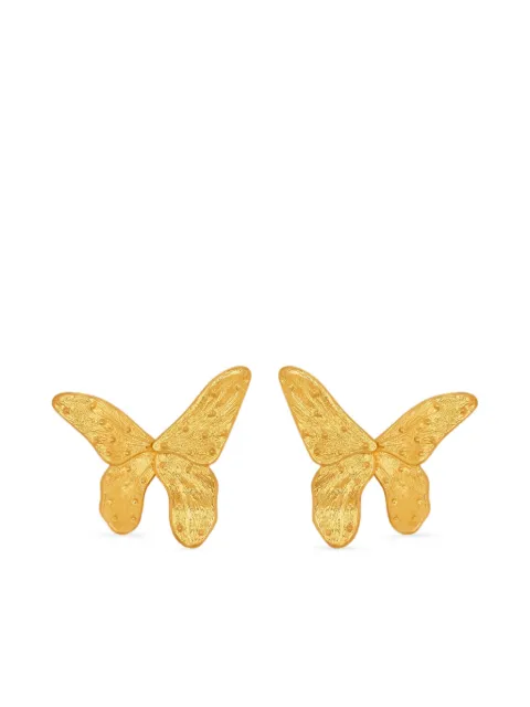 Oscar de la Renta Butterfly earrings