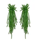 Oscar de la Renta Firework Tassel earrings - Green