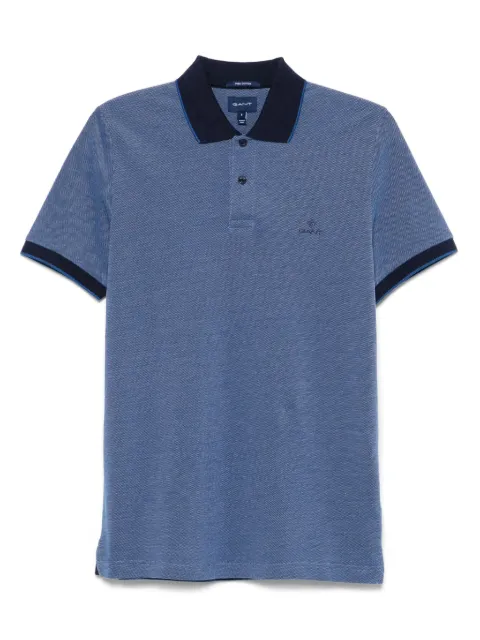 Gant logo-embroidered polo shirt