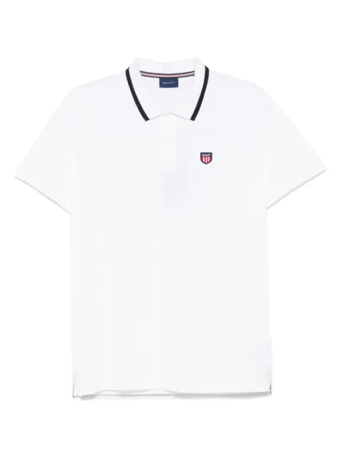 Gant logo-appliqué polo shirt 