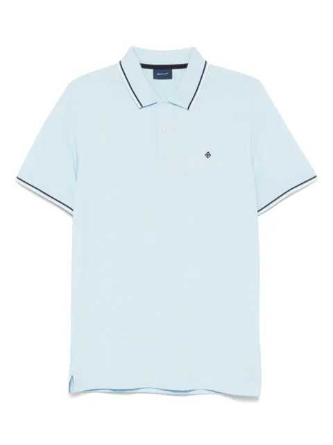 Gant logo-appliqué polo shirt 