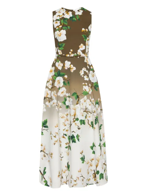 Oscar de la Renta printed dress