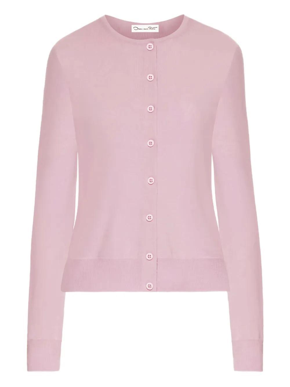 Oscar de la Renta Cardigan con bottoni - Rosa