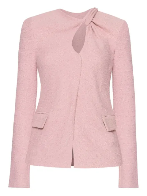 Oscar de la Renta twist-embellished jacket