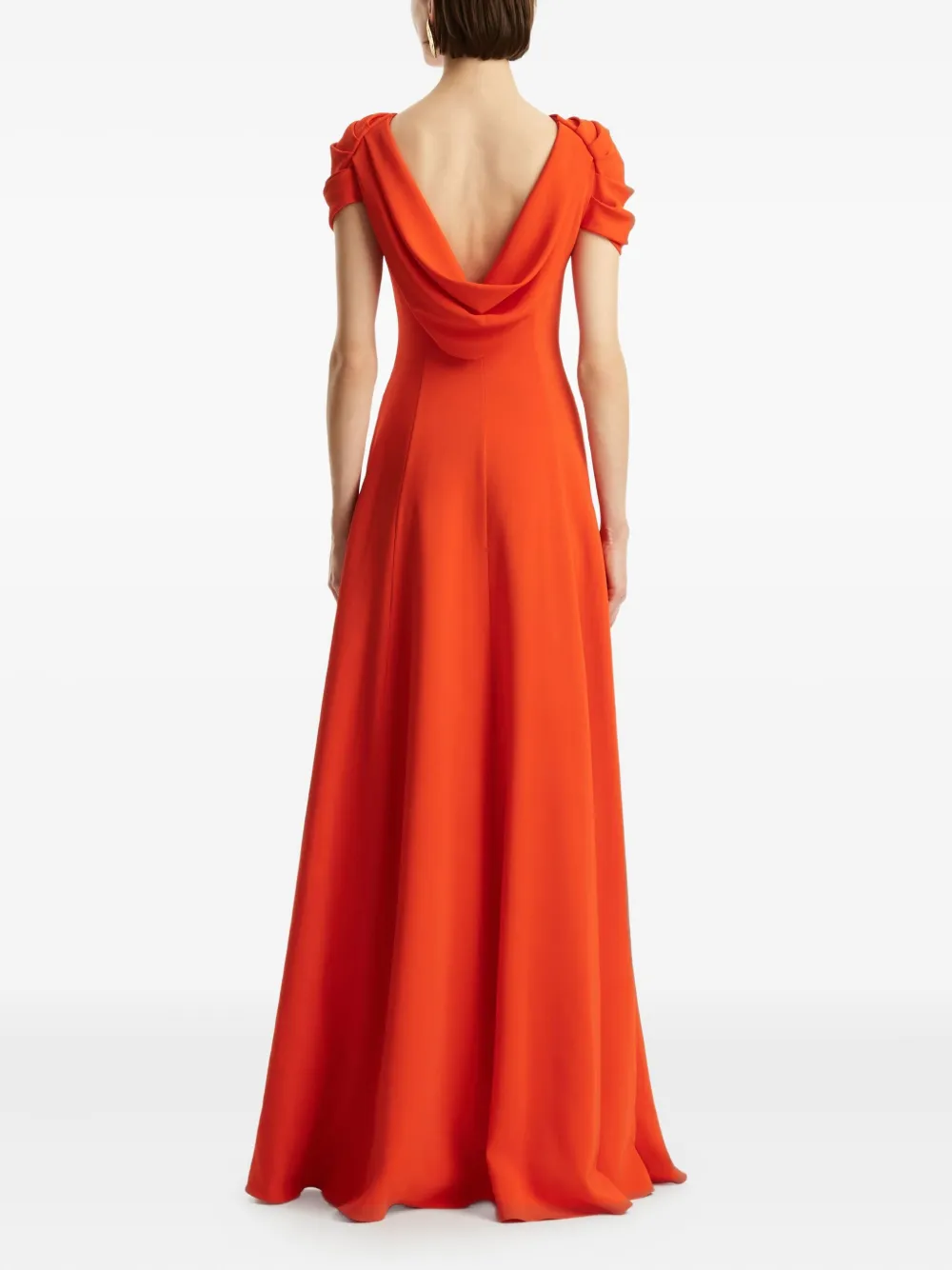 Oscar de la Renta Cady avondjurk Oranje
