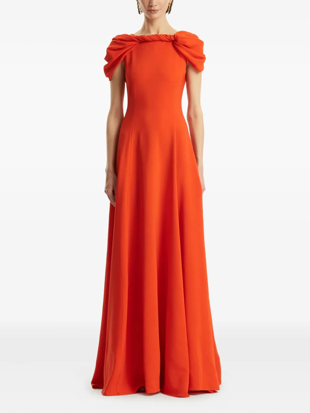 Oscar de la Renta Cady avondjurk Oranje