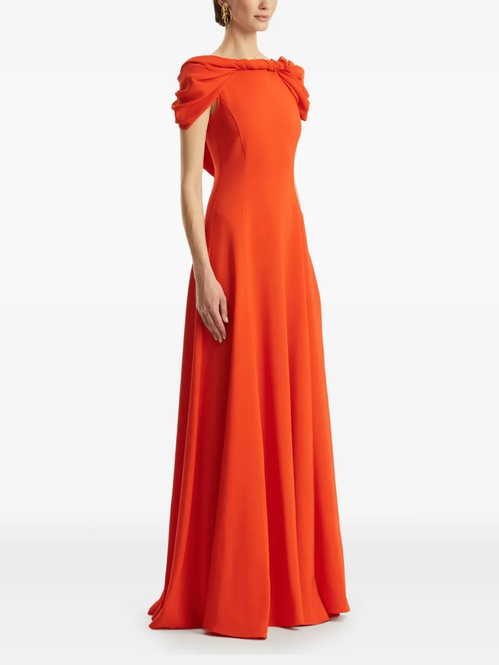 Oscar de la Renta Cady avondjurk Oranje
