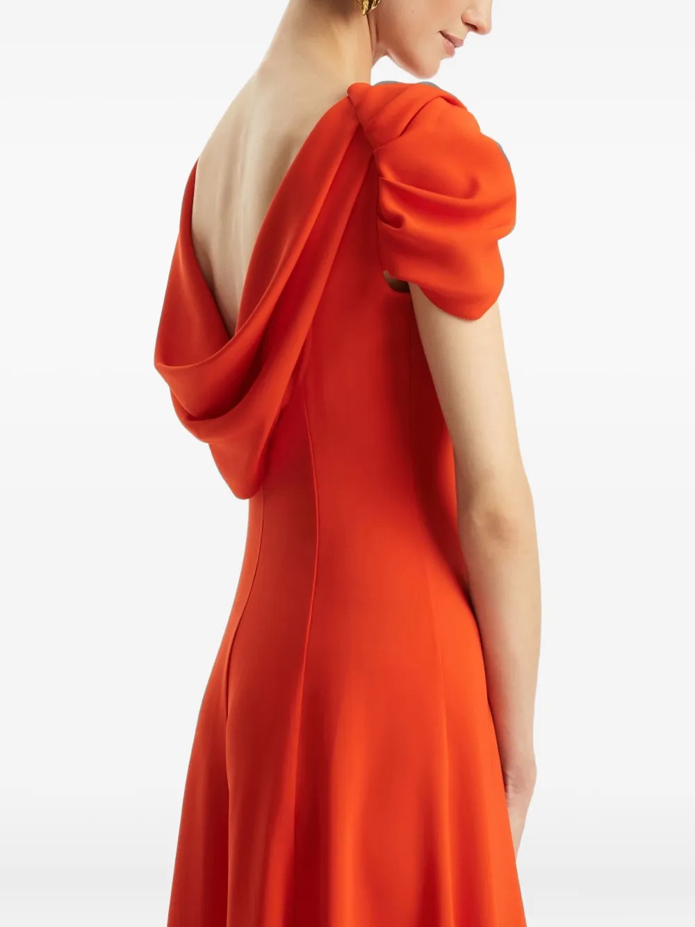 Oscar de la Renta Cady avondjurk Oranje
