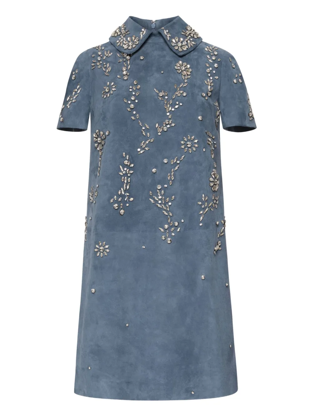 embroidered-collar dress