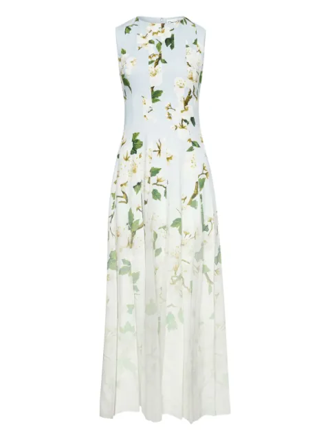 Oscar de la Renta floral-print dress