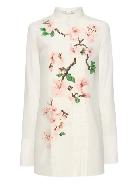 Oscar de la Renta poplin blouse