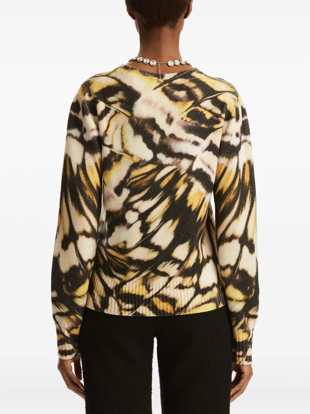 Shop Oscar De La Renta Printed Jumper