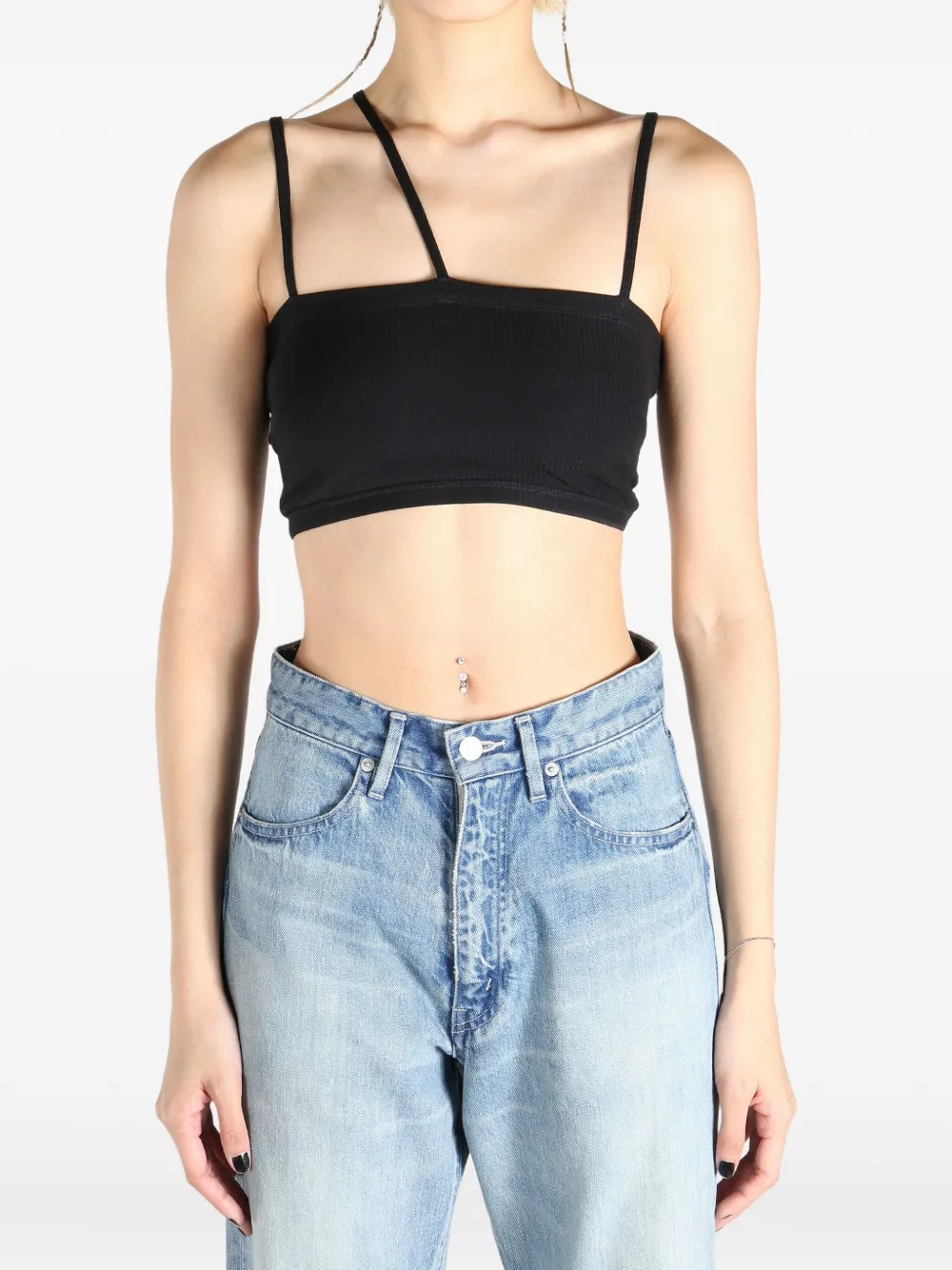 Baserange square-neck crop top | Chalecos y camisetas | Image 2