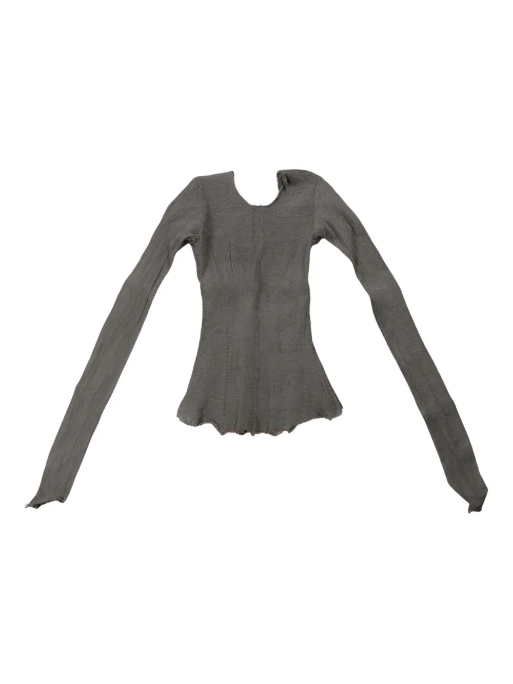 Marc Le Bihan distressed top | gris | Image 1