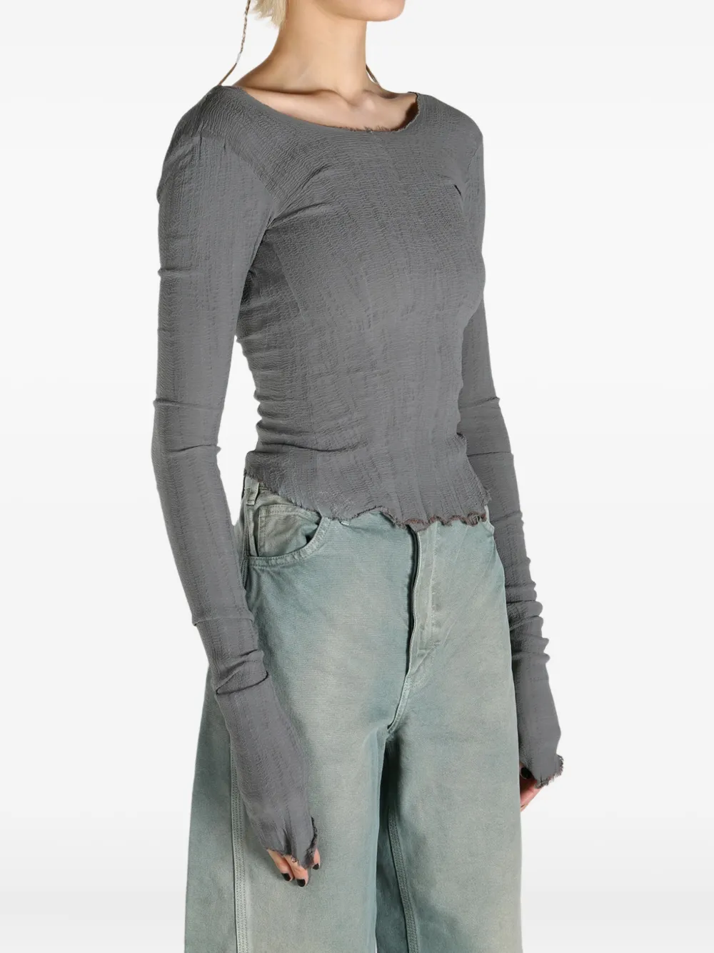 Marc Le Bihan distressed top | تيشيرتات وجيرسي | Image 2