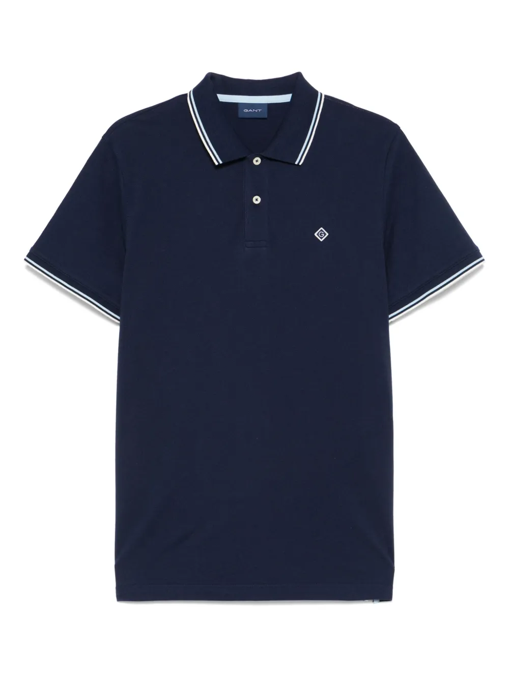 Gant playera tipo polo con aplique del logo | azul | Image 1