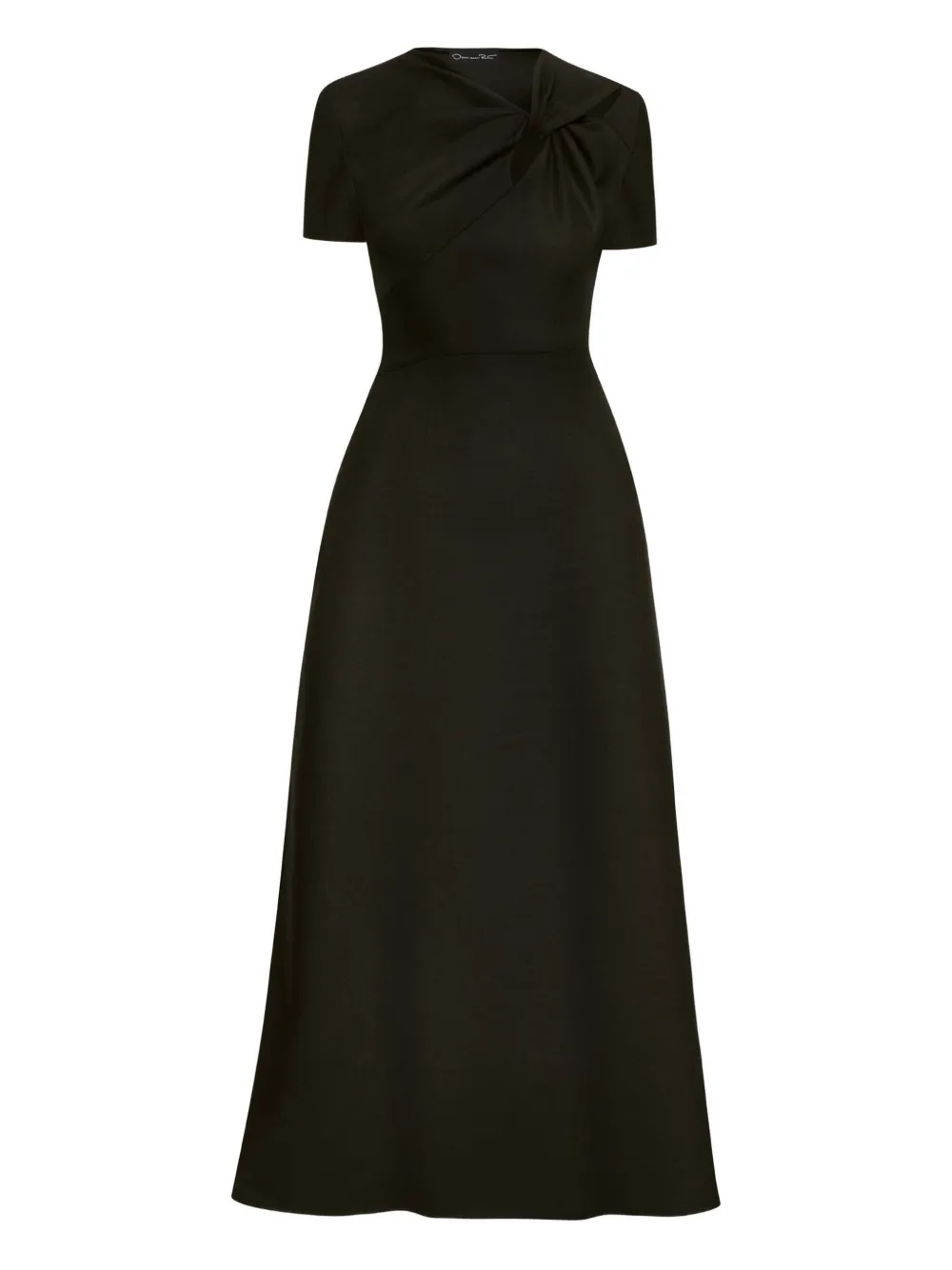 Oscar de la Renta ツイストトリム ドレス - ブラック Oscar de la Renta ツイストトリム ドレス - ブラック