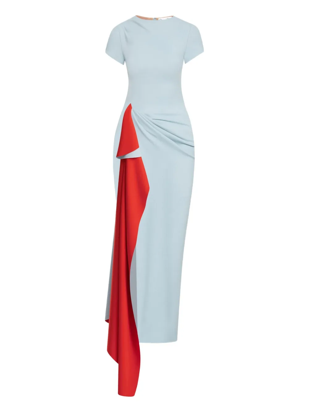 Oscar De La Renta Two-tone Jersey Dress