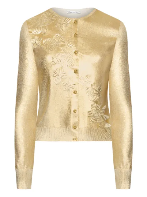 Oscar de la Renta embellished button-up cardigan