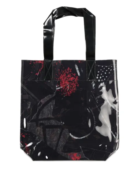 Y's floral-print tote bag