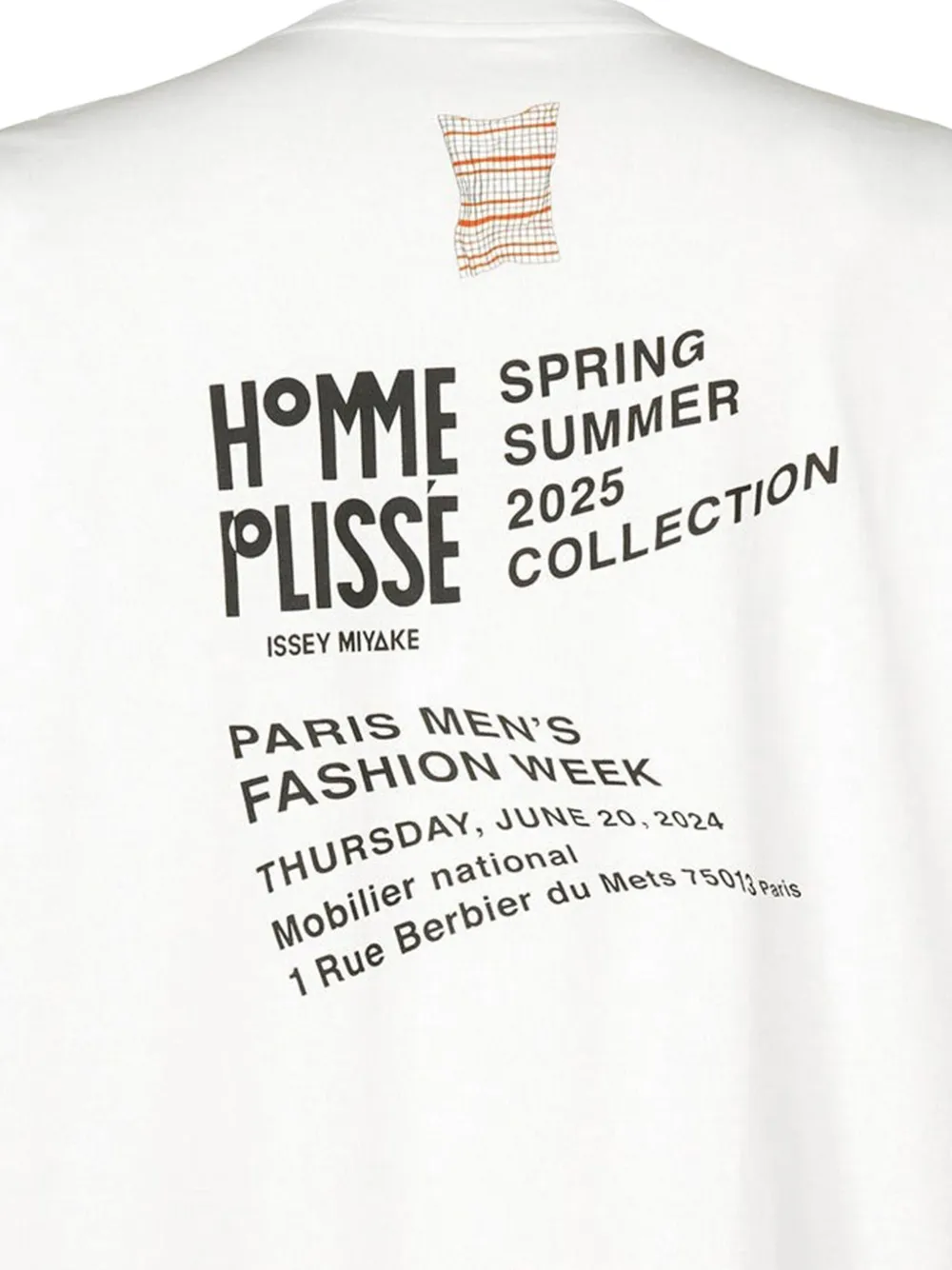 Homme Plissé Issey Miyake Invitation T-shirt Wit