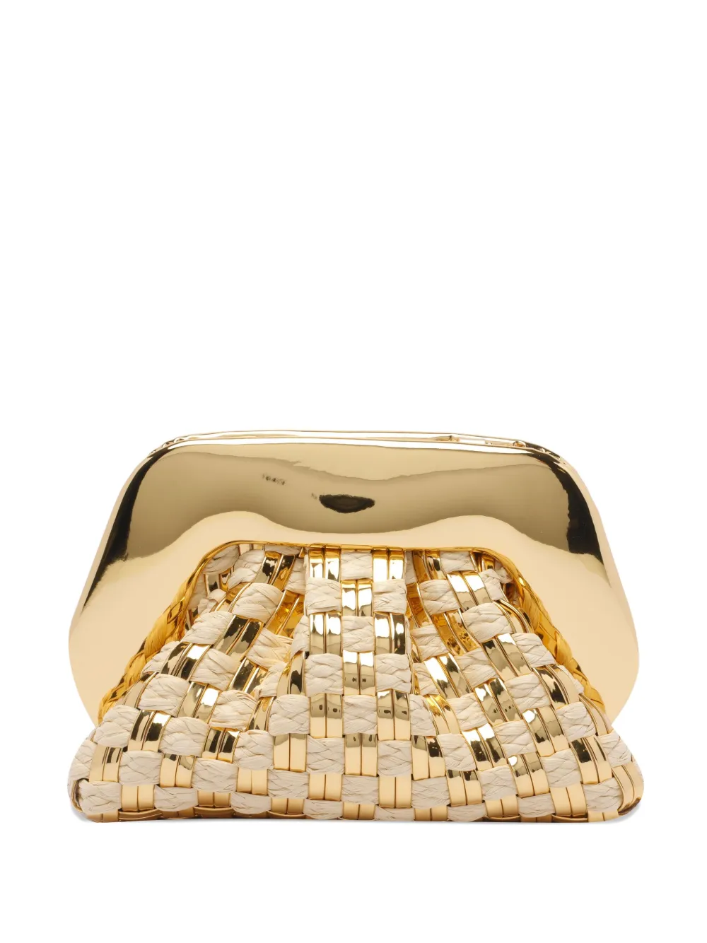 Themoirè Micro Gea clutch bag | Gold | Image 1