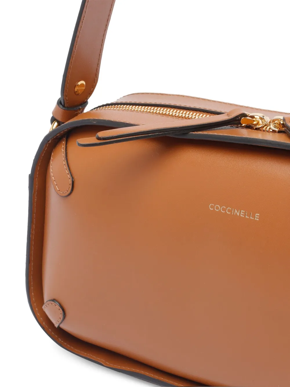 Coccinelle Leren schoudertas Bruin