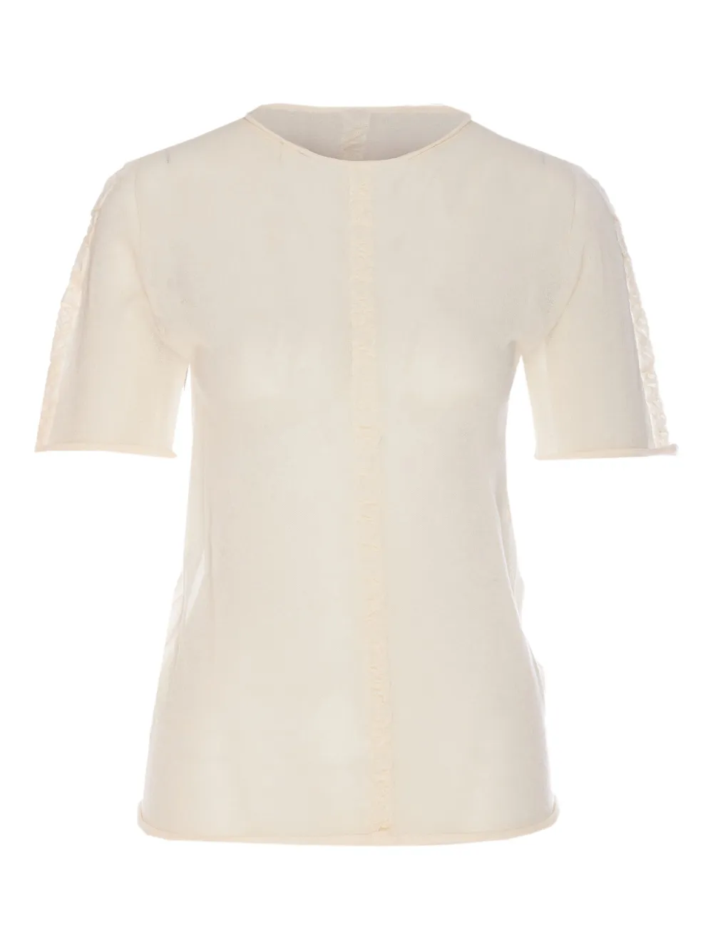 Uma Wang fine-knit T-shirt Wit