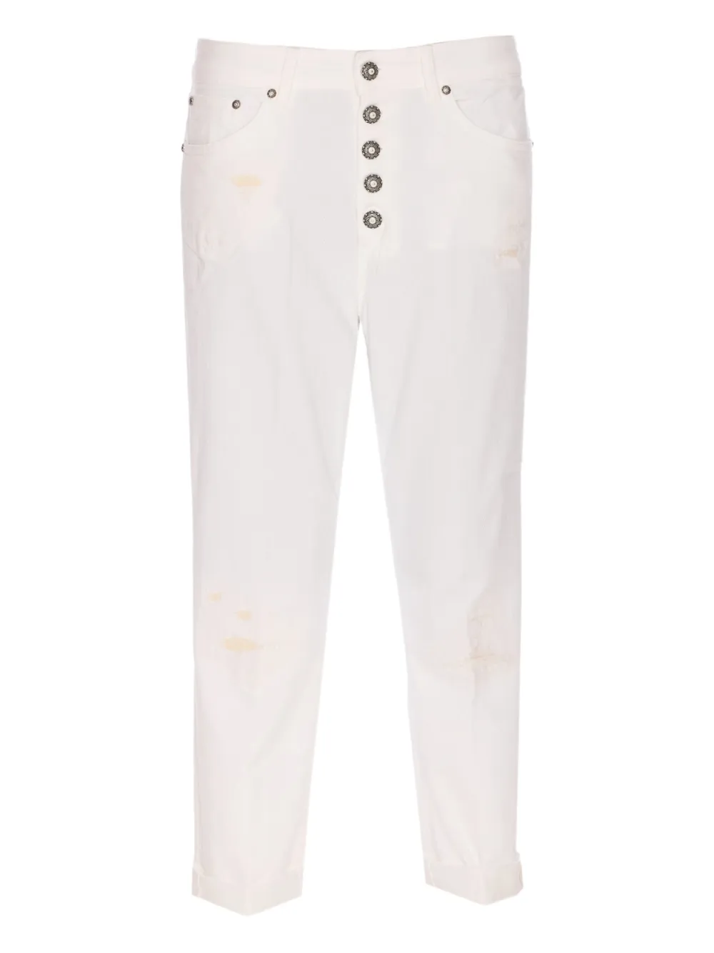 DONDUP Cropped broek Wit