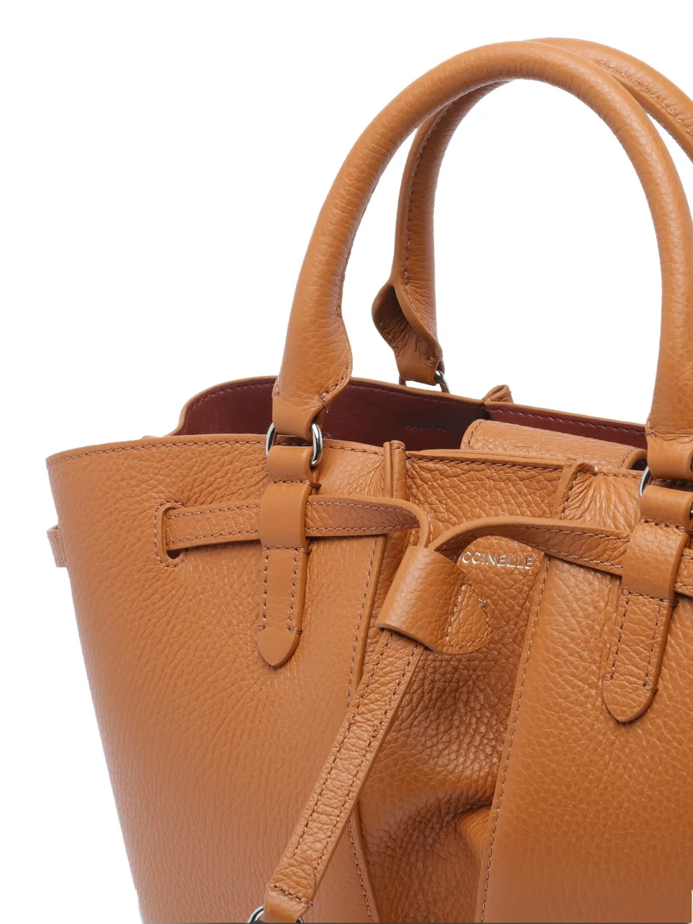 Coccinelle Leren shopper Bruin