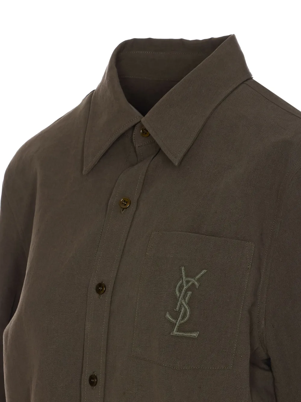 Saint Laurent Jersey blouse Groen