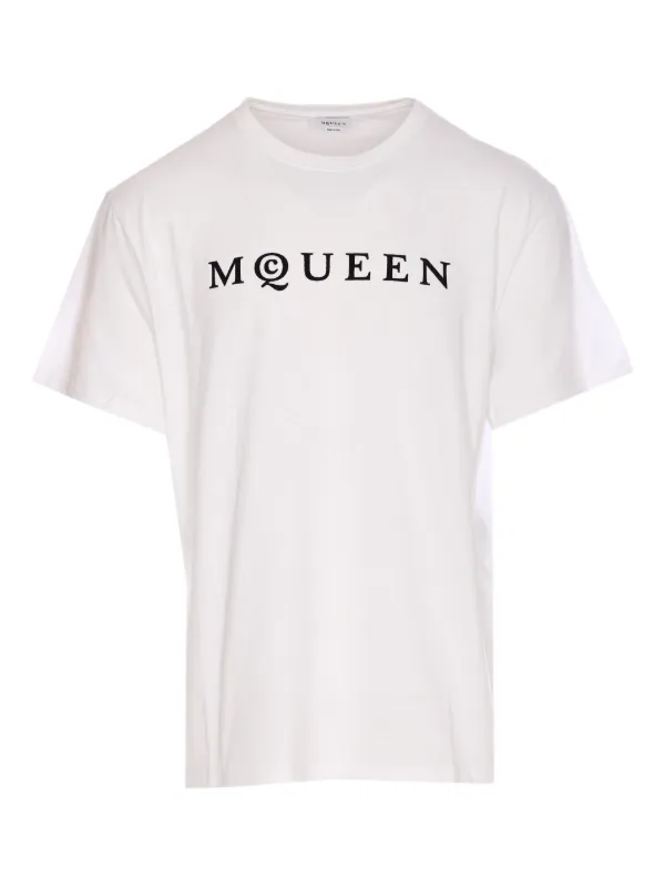 【送料&関税込】Alexander McQueen T-shirt In White Cotton 29876757_58941099_600.jpg