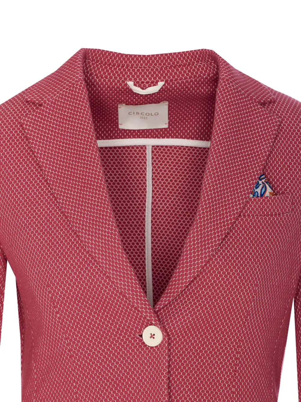 Circolo 1901 Blazer met enkele rij knopen Roze