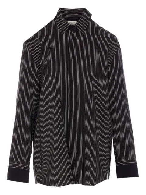 Saint Laurent camisa con rayas estampadas