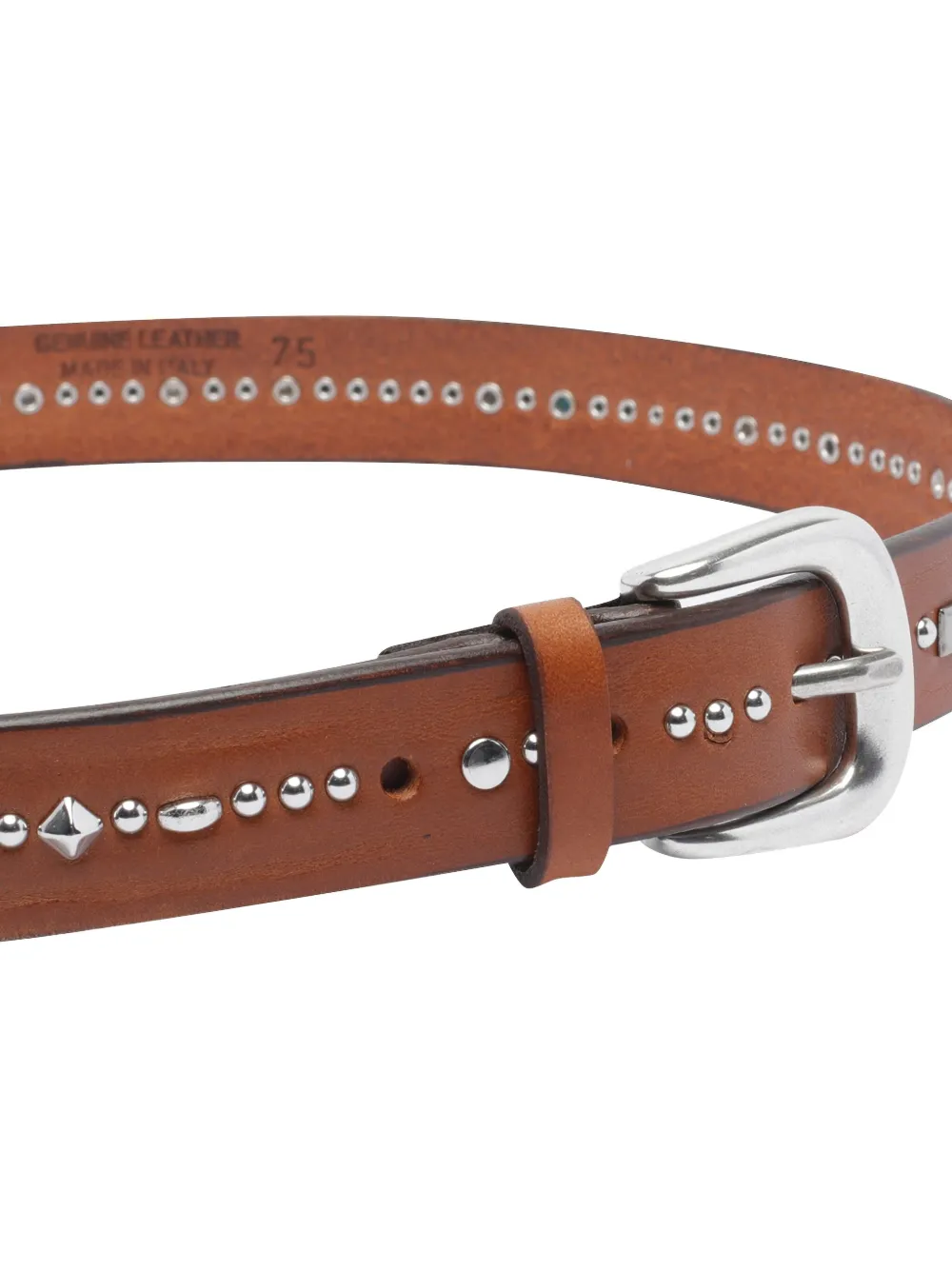 Orciani Leren riem Bruin