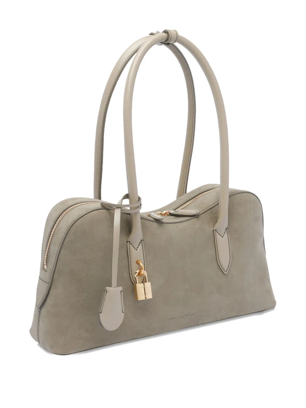 Shop Stella Mccartney Leather Shoulder Bag In Green
