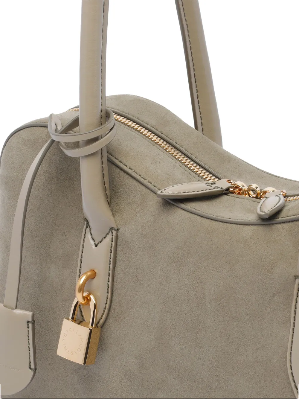 Shop Stella Mccartney Leather Shoulder Bag In Green