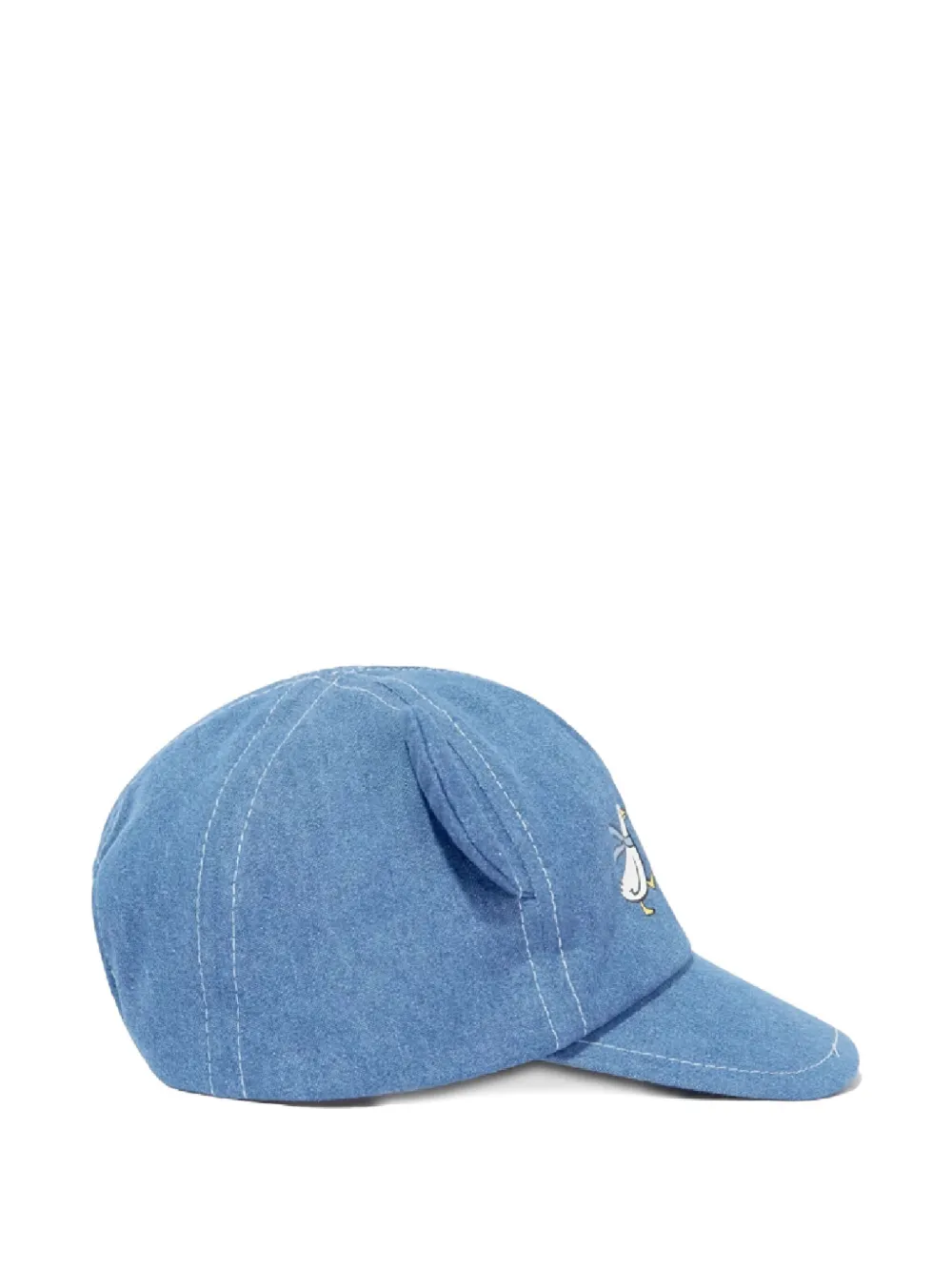 Moschino Kids ear appliqué baseball hat - Blauw